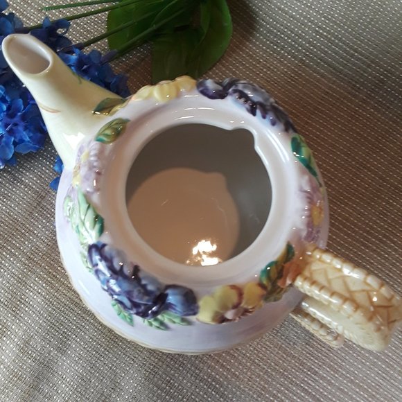 Tracy Porter Cottage Rose Collection Teapot for 1 - Picture 6 of 12